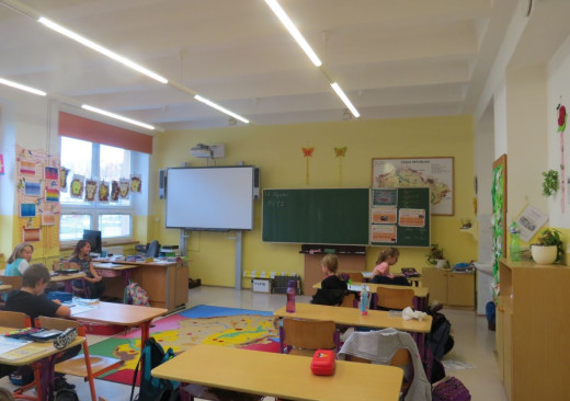 Interiér školy